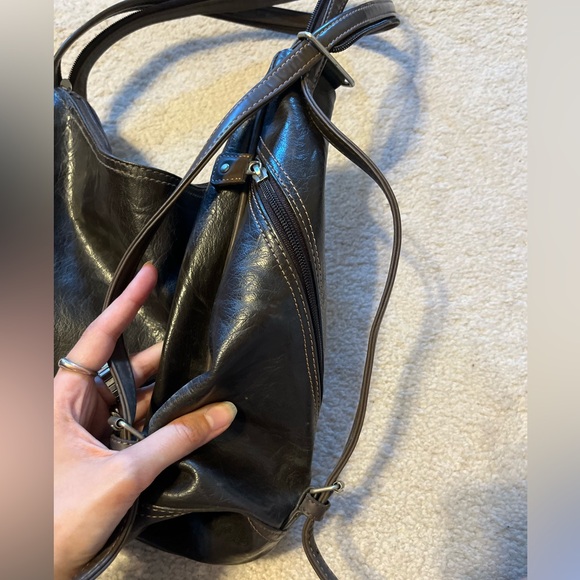 Mouflon Leather Shoulder Bag - Picture 4 of 6